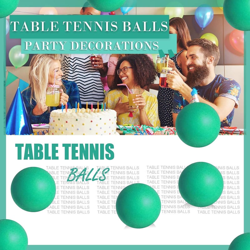 SEEVOR 28 Pcs Balls Table Tennis Balls 40mm Color Plastic Balls Bulk Washable Small Game Balls for Party Decoration Handcrafted Art Carnival Pool Games - Image 4